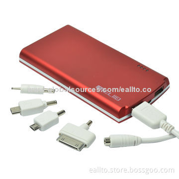 Dual-USB Port Power Bank, Suitable for Smartphones, 5,500mAh Capacity